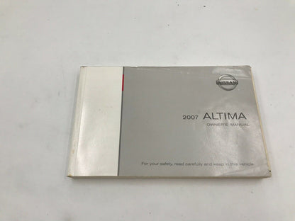 2007 Nissan Altima Owners Manual Set with Case OEM B01B51038