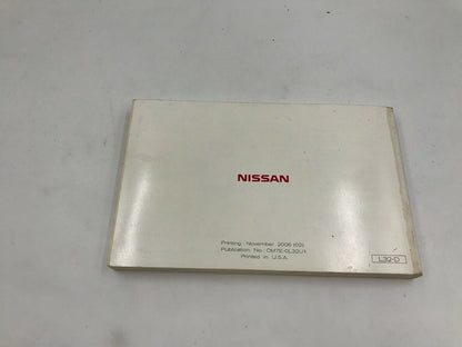 2007 Nissan Altima Owners Manual Set with Case OEM B01B51038