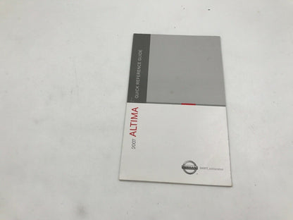 2007 Nissan Altima Owners Manual Set with Case OEM B01B51038