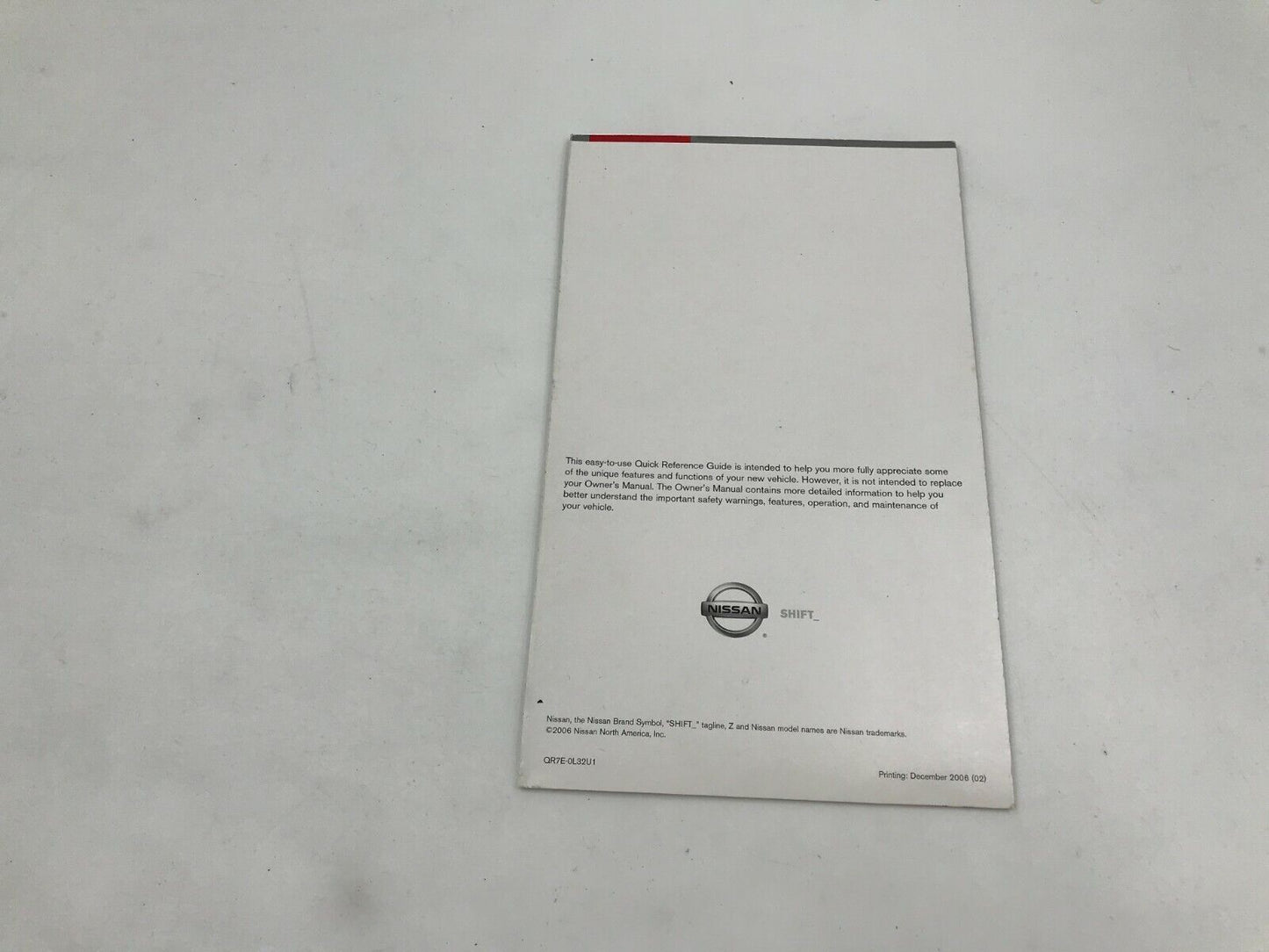 2007 Nissan Altima Owners Manual Set with Case OEM B01B51038