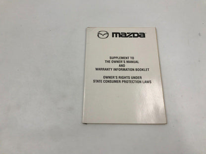 2008 Mazda 6 Owners Manual Set with Case OEM B01B51039