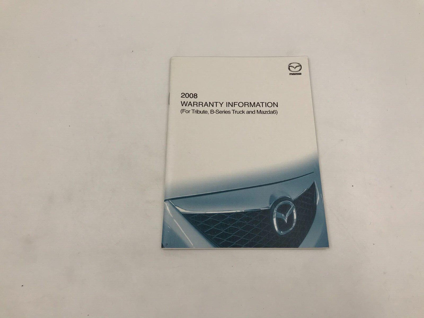 2008 Mazda 6 Owners Manual Set with Case OEM B01B51039