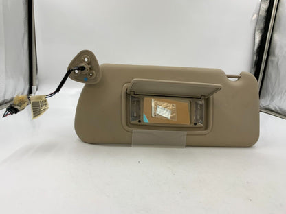 2004-2009 Cadillac SRX Driver Sun Visor Sunvisor Beige Illuminated OEM A04B70011