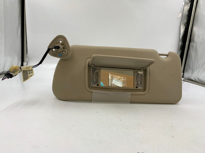 2004-2009 Cadillac SRX Driver Sun Visor Sunvisor Beige Illuminated OEM A04B70011