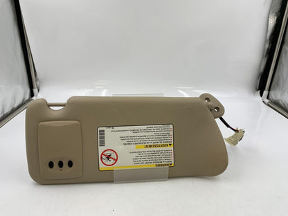 2004-2009 Cadillac SRX Driver Sun Visor Sunvisor Beige Illuminated OEM A04B70011