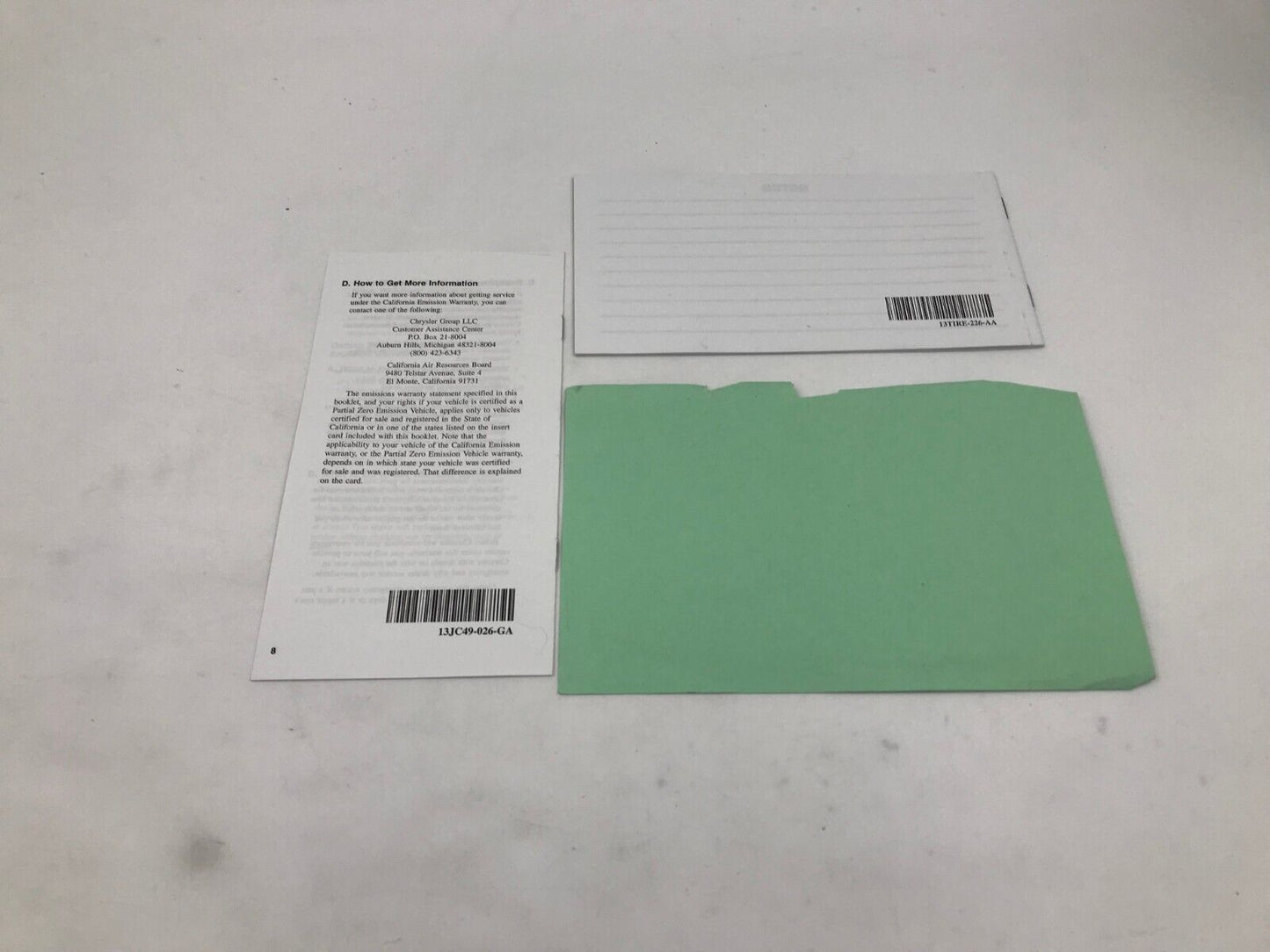 2013 Dodge Journey Owners Manual Set with Case OEM B03B20030