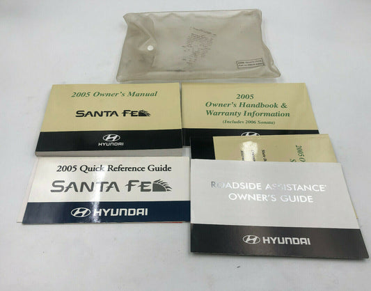 2005 Hyundai Santa FE Owners Manual Set OEM C03B43010