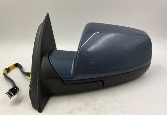 2010-2011 GMC Terrain Driver Side View Power Door Mirror Blue H02B18058