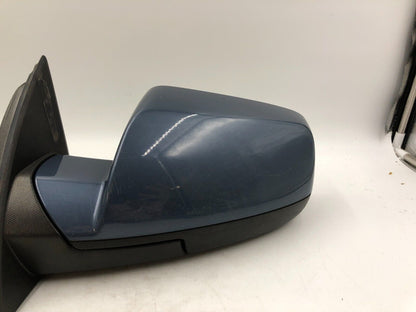 2010-2011 GMC Terrain Driver Side View Power Door Mirror Blue H02B18058