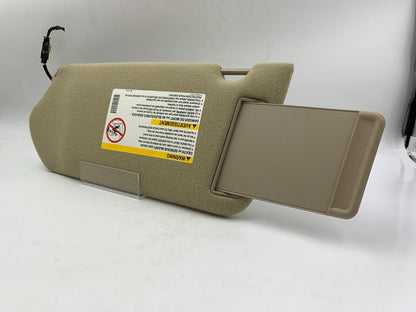 2000-2005 Chevrolet Impala Passenger Sunvisor Beige Illuminated OEM B04B16050