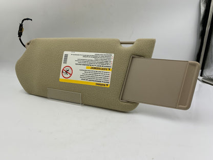 2000-2005 Chevrolet Impala Passenger Sunvisor Beige Illuminated OEM B04B16050