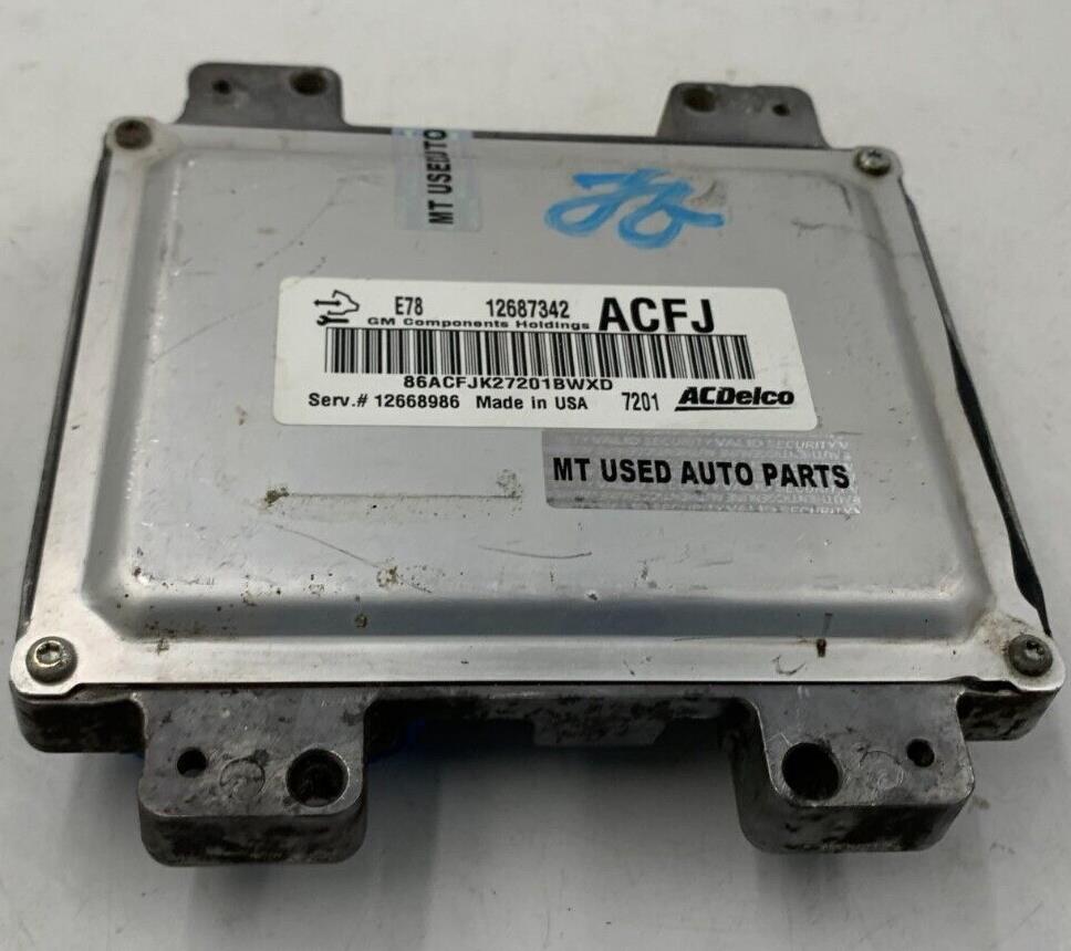 2017-2018 Chevrolet Silverado 2500 Engine Control Module Unit ECU ECM A04B670003