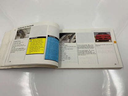 1991 Pontiac Grand Prix Owners Manual OEM C02B53044