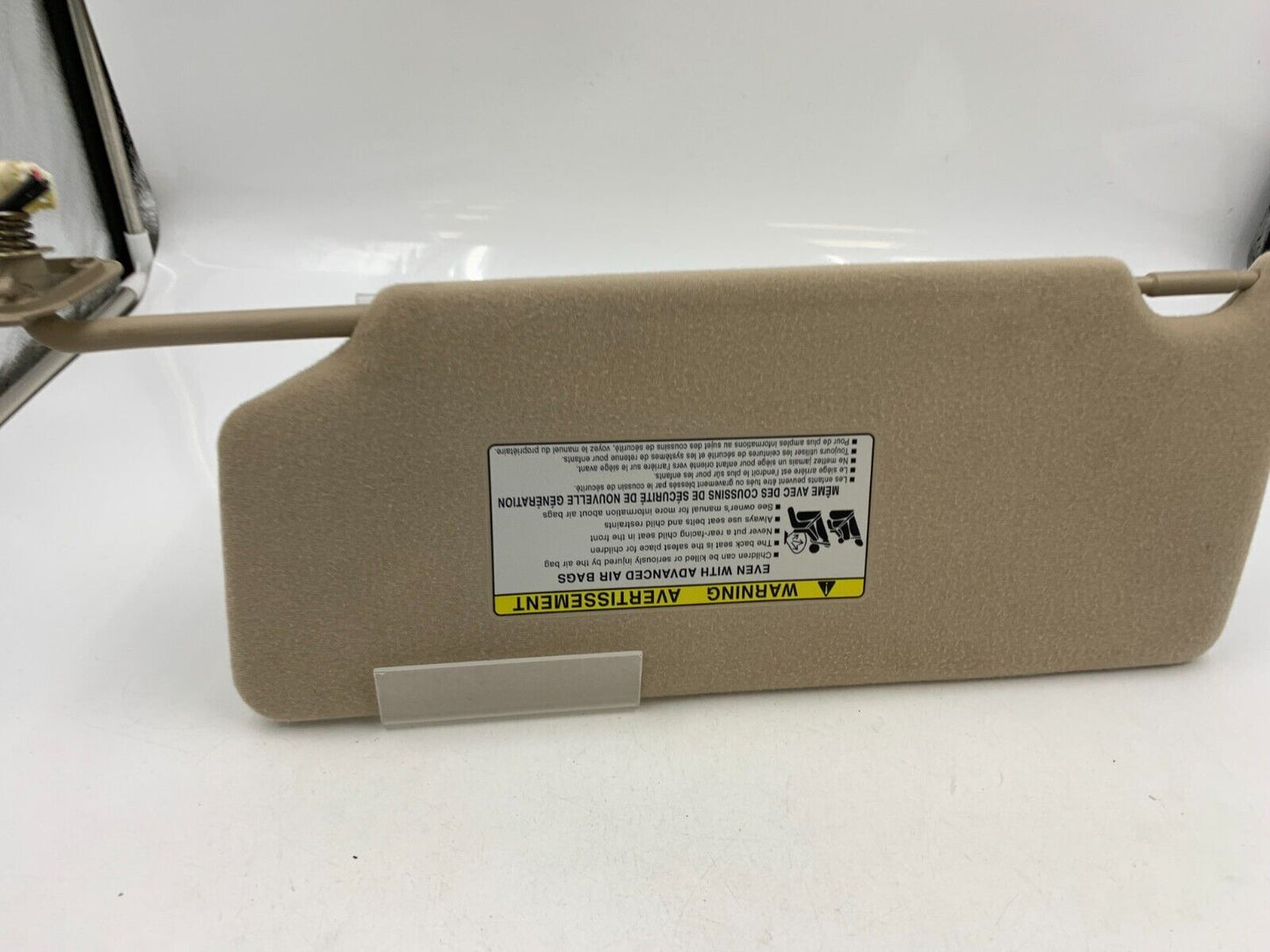 2012-2015 Toyota Avalon Passenger Sun Visor Sunvisor Beige Illuminated B03B63005