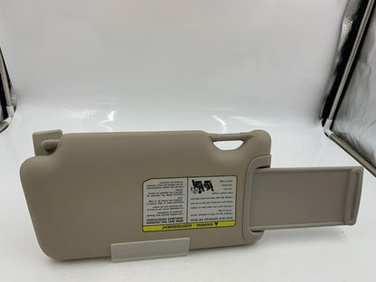 2013-2015 Nissan Versa Sedan Passenger Sun Visor Sunvisor Gray OEM B04B03052