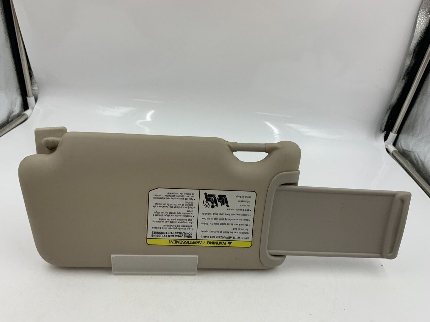 2013-2015 Nissan Versa Sedan Passenger Sun Visor Sunvisor Gray OEM B04B03052