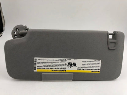 2017-2021 Chevrolet Trax Passenger Sun Visor Sunvisor Gray OEM B04B03053