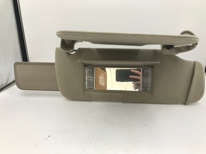 2000 Chevrolet Tahoe Passenger Sun Visor Sunvisor Gray Illuminated OEM B03B50053