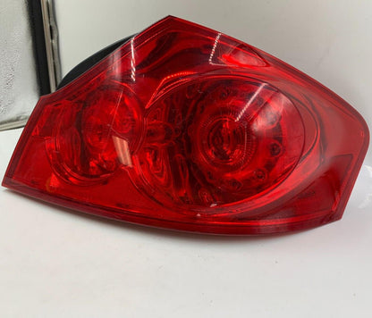 2007-2008 Infiniti G35 Passenger Side Tail Light Taillight OEM B03B60001