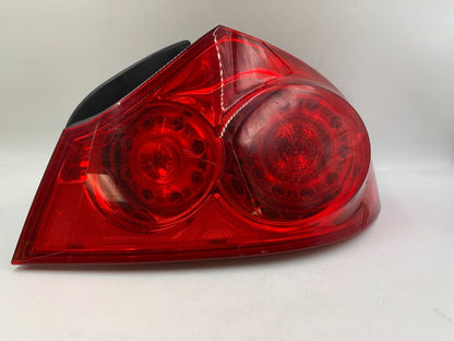 2007-2008 Infiniti G35 Passenger Side Tail Light Taillight OEM B03B60001