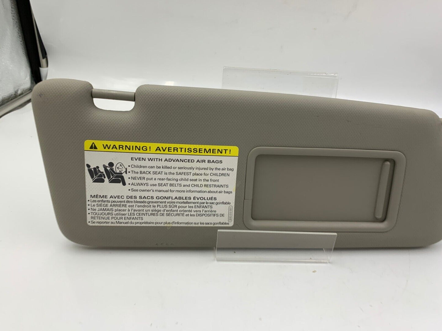 2009-2012 Audi A4 Passenger Sun Visor Sunvisor Gray Illuminated OEM B03B60004