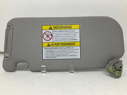 2010-2015 Hyundai Tucson Passenger Sun Visor Sunvisor Gray OEM D03B19007