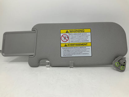 2010-2015 Hyundai Tucson Passenger Sun Visor Sunvisor Gray OEM D03B19007