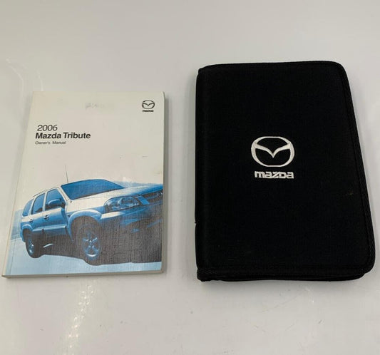 2006 Mazda Tribute Owners Manual Handbook with Case OEM F04B24002