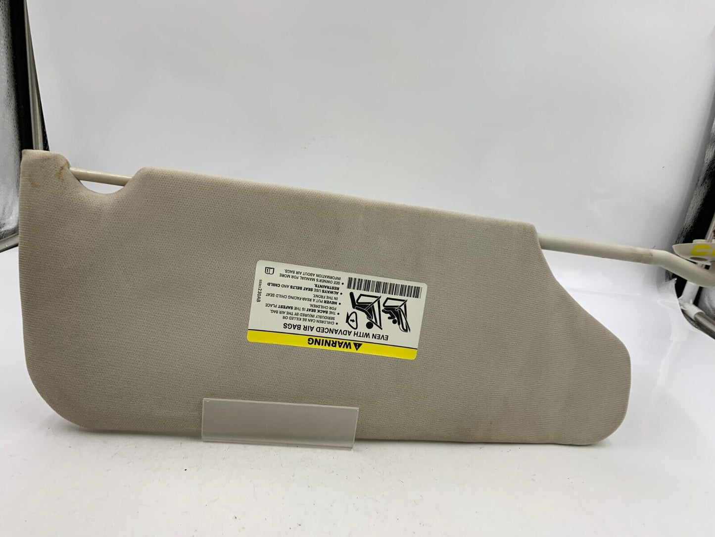 2011-2014 Dodge Avenger Driver Sun Visor Sunvisor Gray OEM C02B16070