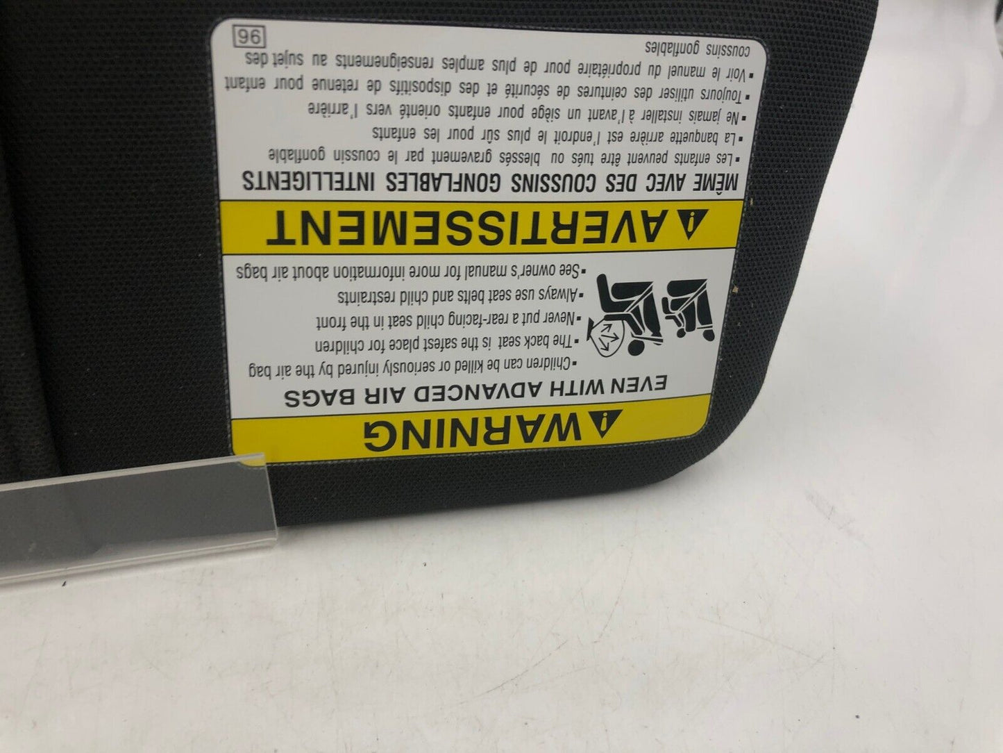 2015-2021 Subaru WRX Driver Sun Visor Sunvisor Black Illuminated OEM A02B21037