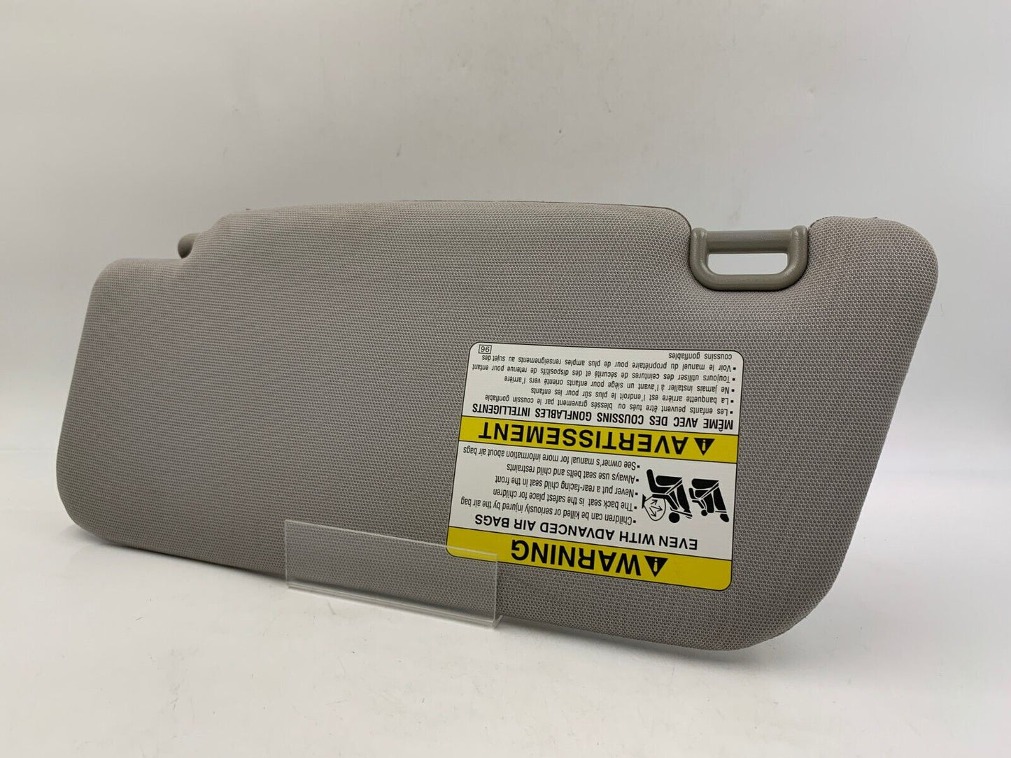 2006-2008 Subaru Forester Passenger Sun Visor Sunvisor Gray OEM A01B05059