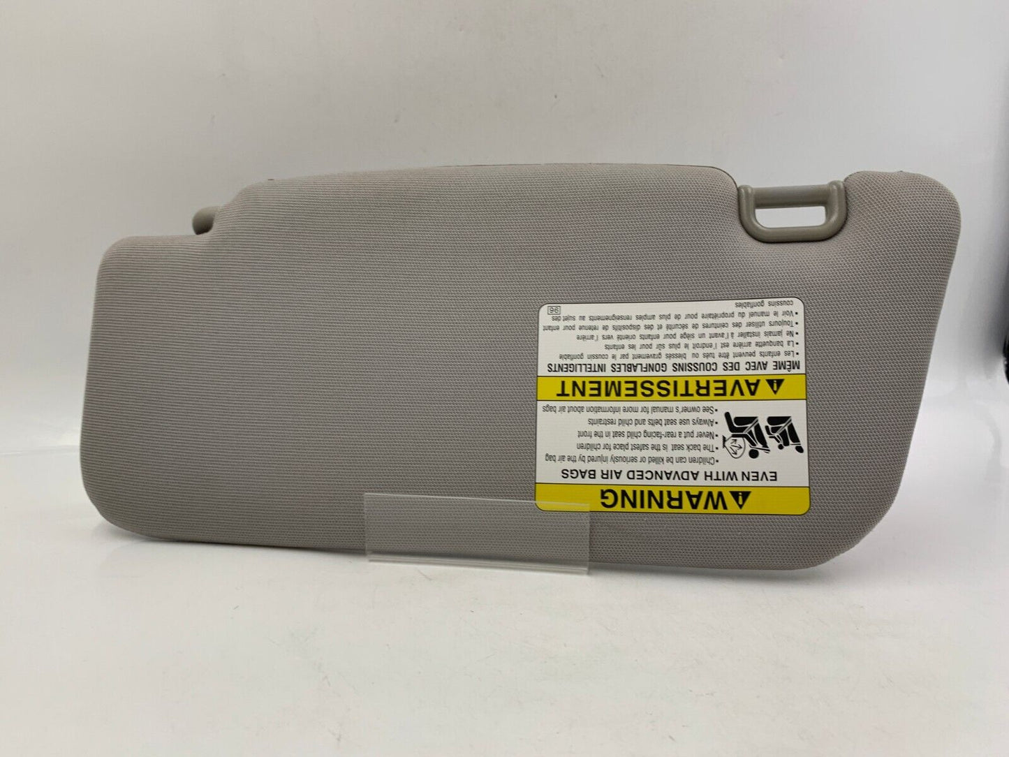 2006-2008 Subaru Forester Passenger Sun Visor Sunvisor Gray OEM A01B05059