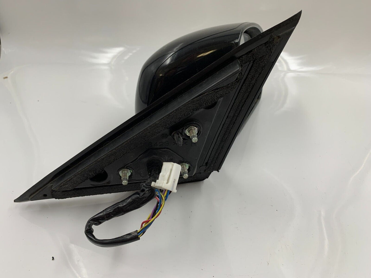 2007-2008 Infiniti G35 Passenger Side View Power Door Mirror Black OEM H01B31046