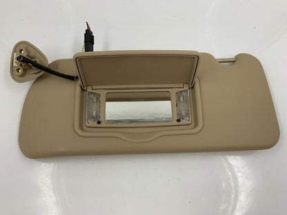 2007-2009 Cadillac SRX Driver Sun Visor Sunvisor Tan Illuminated OEM H01B13019