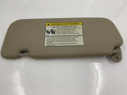 2017-2018 Kia Forte Passenger Sun Visor Sunvisor Gray OEM H01B01018