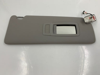 2012-2018 BMW 328i Passenger Sun Visor Sunvisor Gray Illumination OEM H01B13020