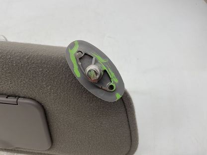 2001-2002 Ford Escape Passenger Sun Visor Sunvisor Gray OEM A02B54044