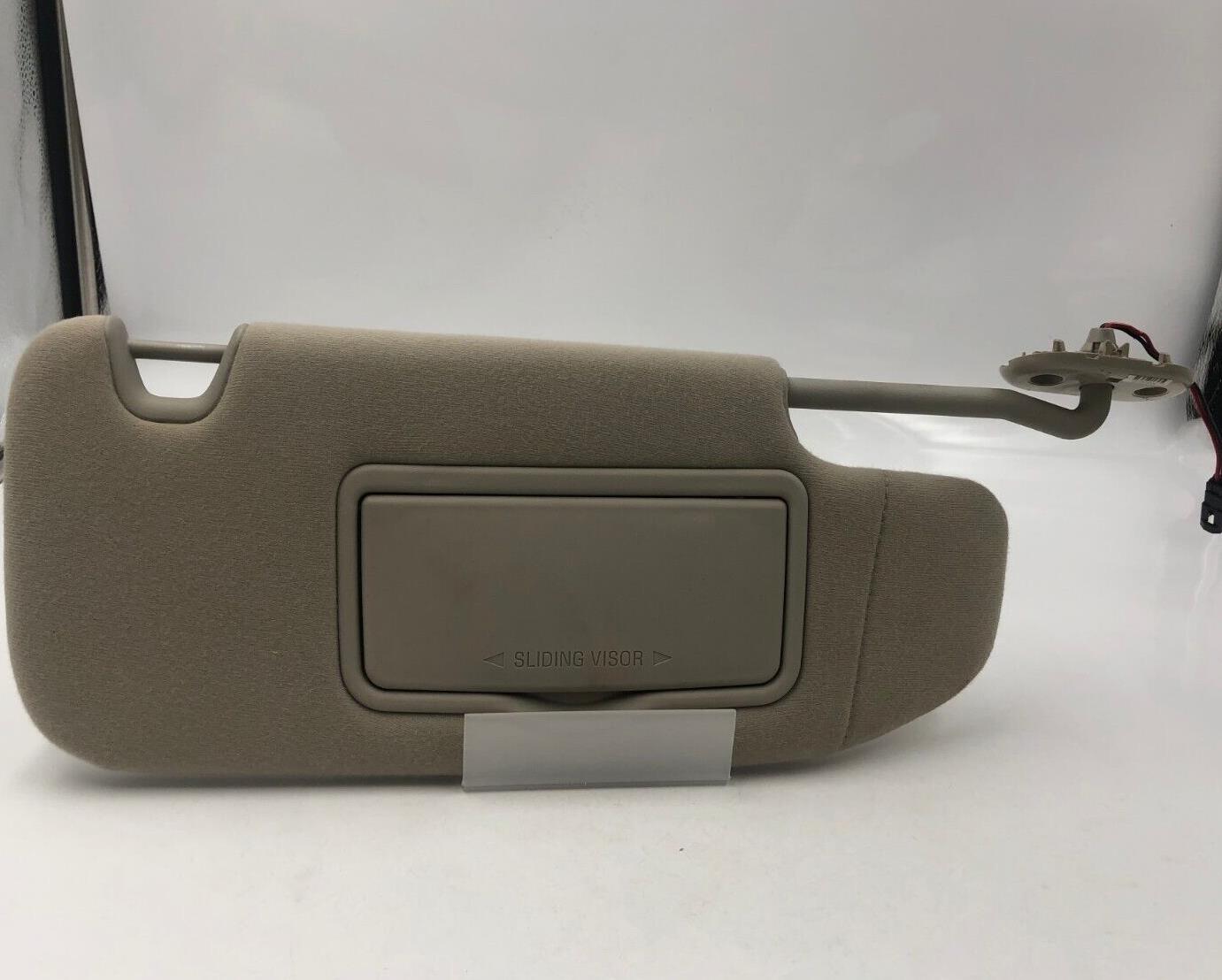 2006-2009 Ford Fusion Passenger Sun Visor Sunvisor Gray Illumination A02B54046