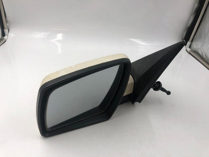 2010-2013 Kia Soul Driver Side View Manual Door Mirror White OEM A01B29065