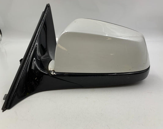 2011-2012 BMW 750i Driver Side View Power Door Mirror Pearl White OEM A02B07017