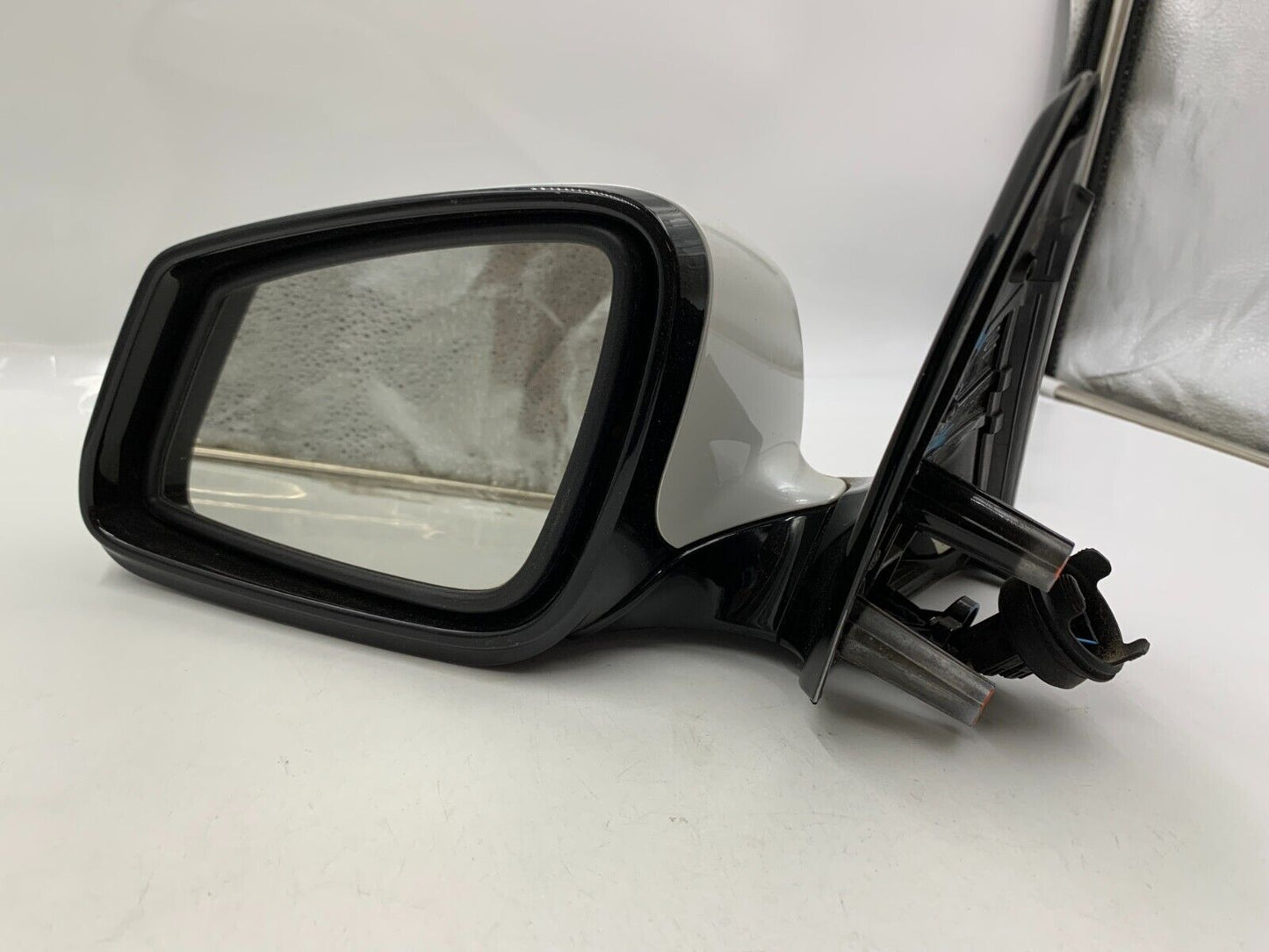 2011-2012 BMW 750i Driver Side View Power Door Mirror Pearl White OEM A02B07017