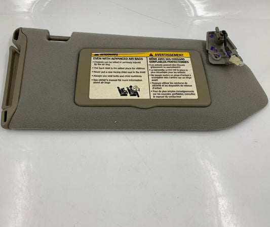 2005 Nissan Maxima Passenger Sun Visor Sunvisor Gray Illumination OEM C04B14033