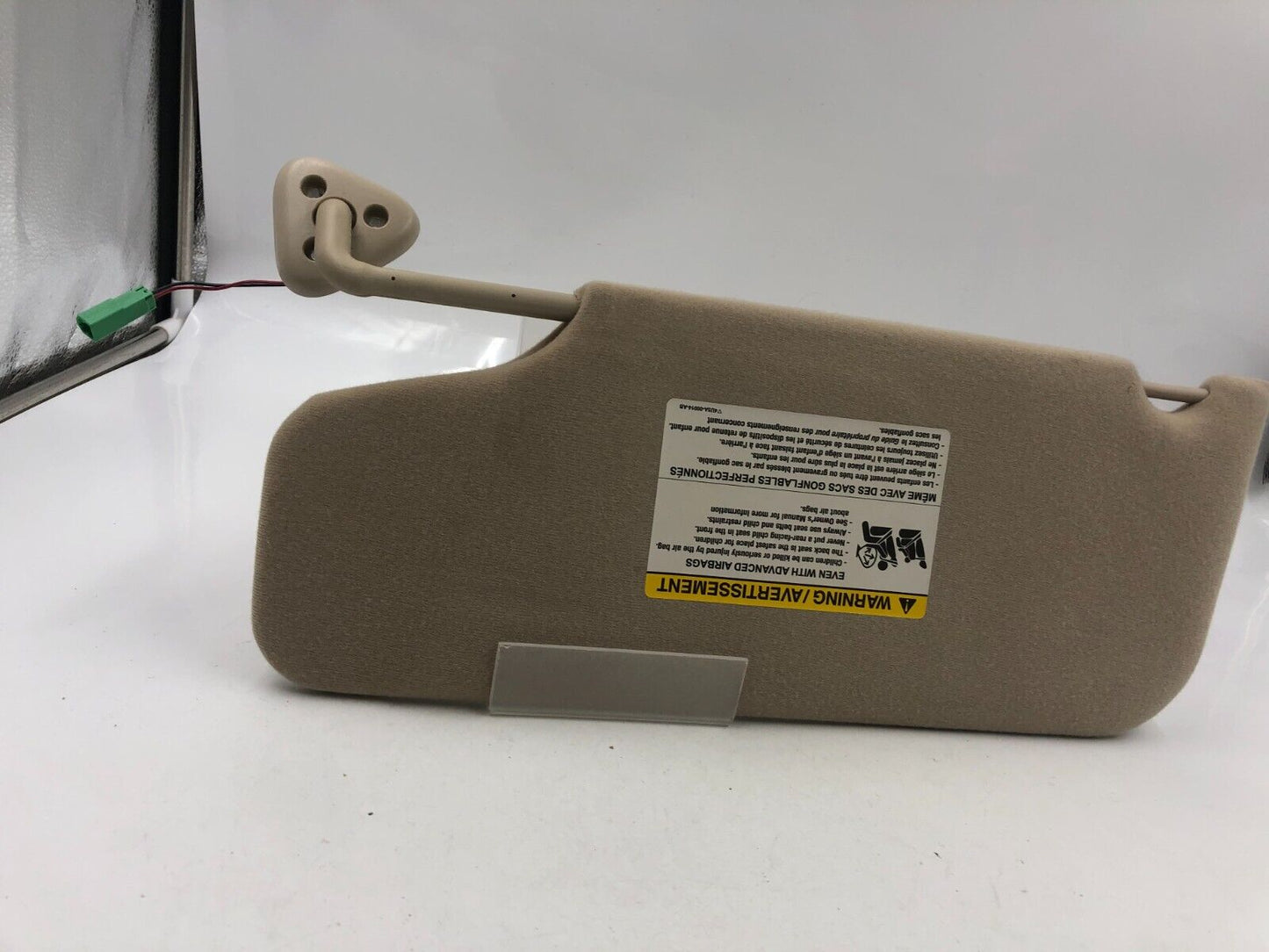 2005-2007 Mercury Montego Passenger Sun Visor Sunvisor Tan OEM B01B16035