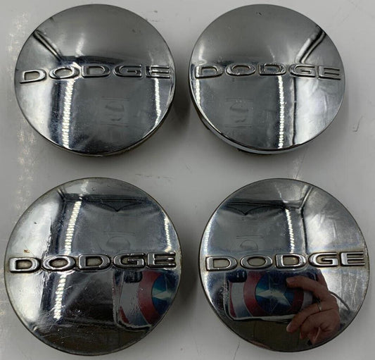 Dodge Rim Wheel Center Cap Set of 4 Chrome 2-1/2 inch OEM G03B22046