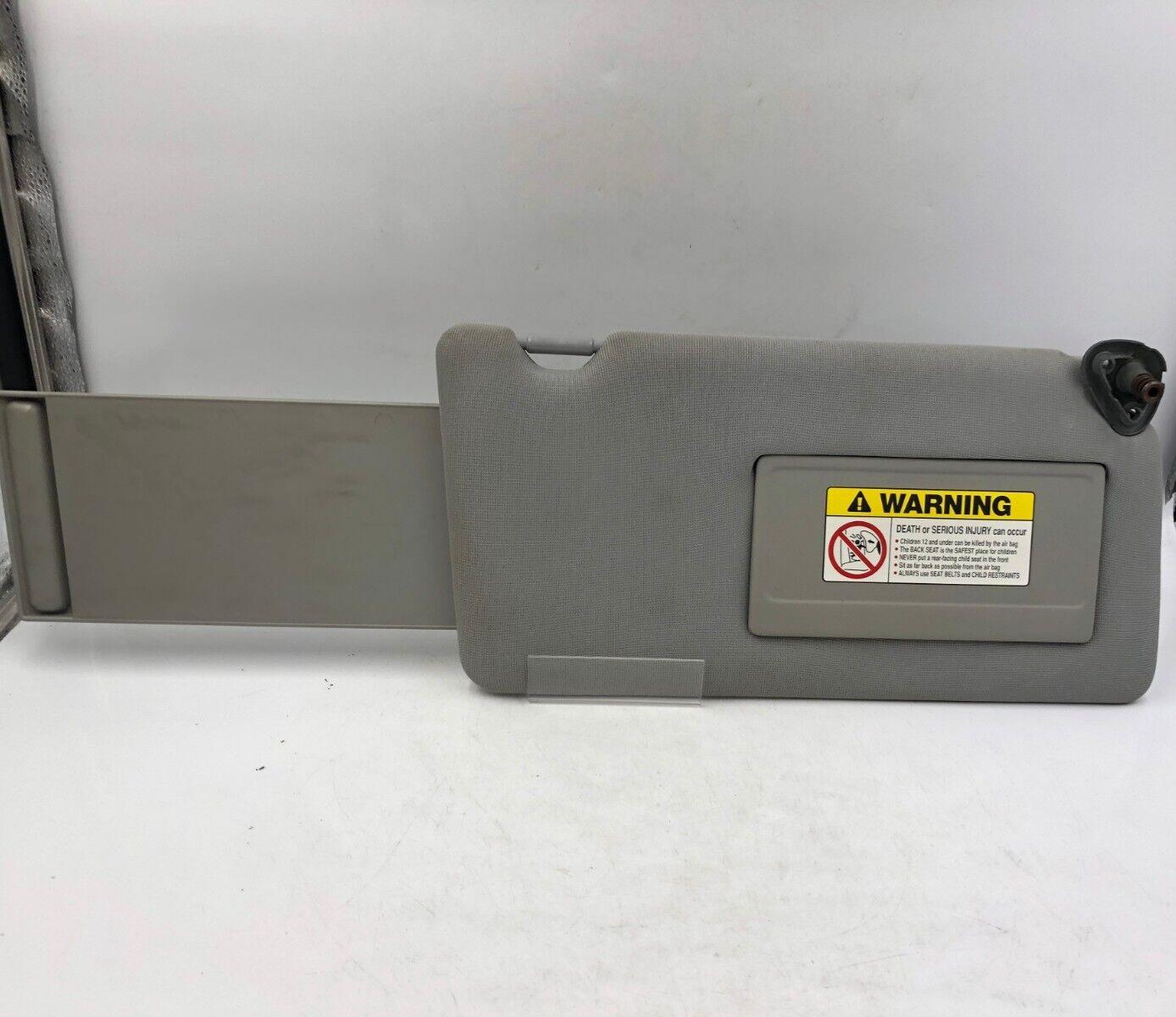 2003-2006 Honda Fit Passenger Sun Visor Sunvisor Gray OEM B02B12037