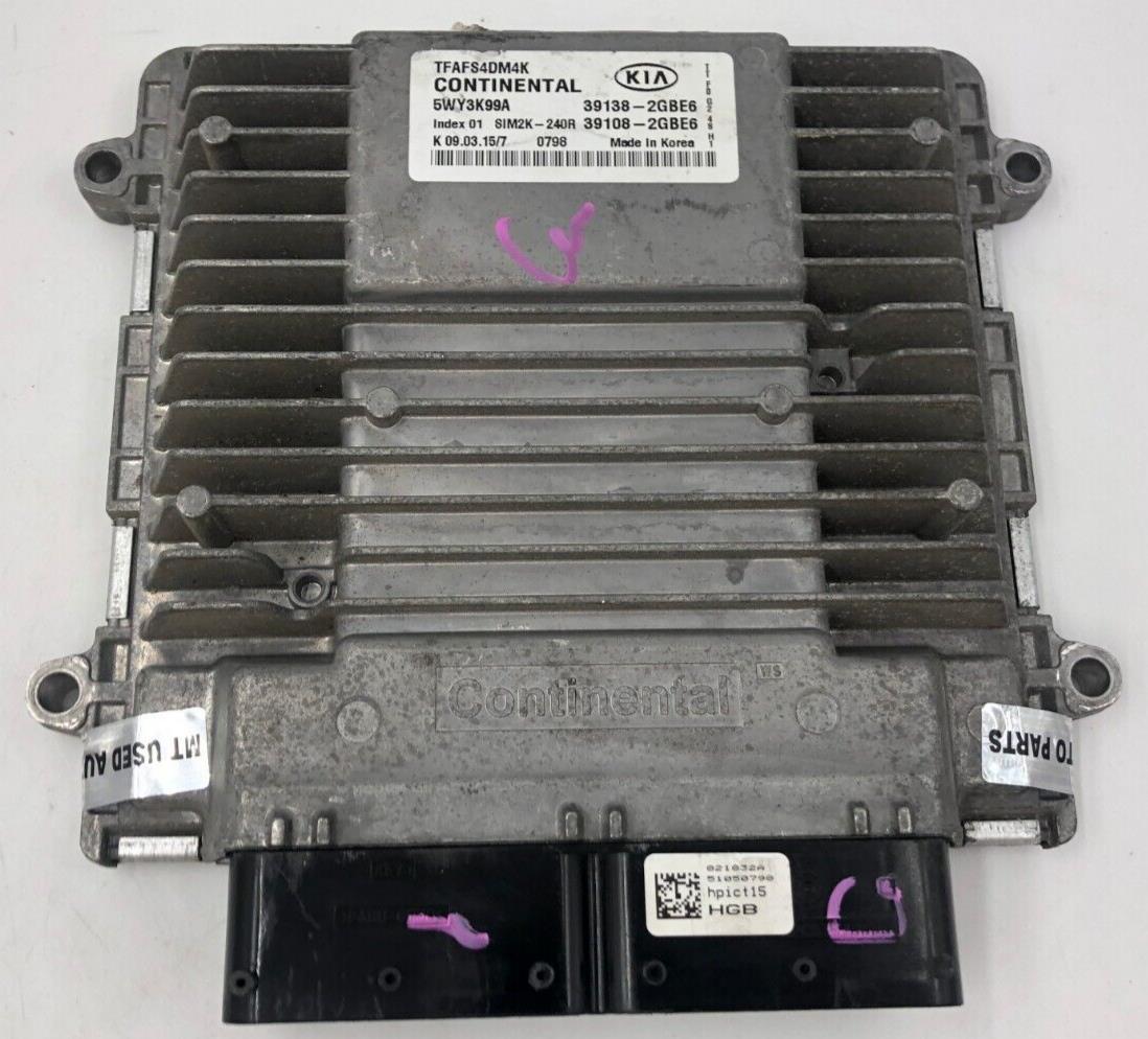 2014-2015 Kia Optima Engine Control Module ECU ECM OEM E03B38040