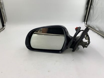 2009 Audi A4 Driver Side View Power Door Mirror Blue OEM B02B23072