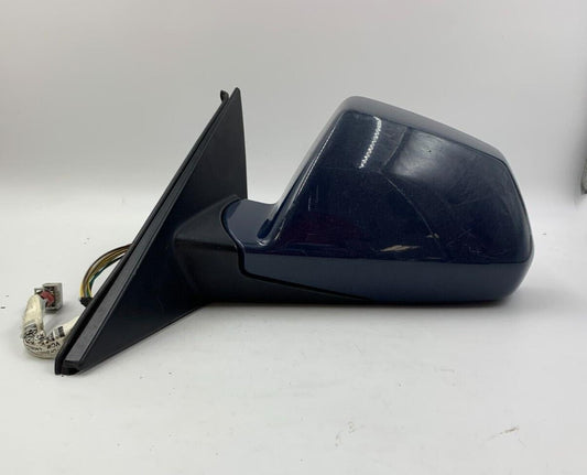 2008-2014 Cadillac CTS Driver Side View Power Door Mirror Blue OEM B02B18038