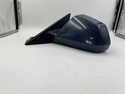 2008-2014 Cadillac CTS Driver Side View Power Door Mirror Blue OEM B02B18038