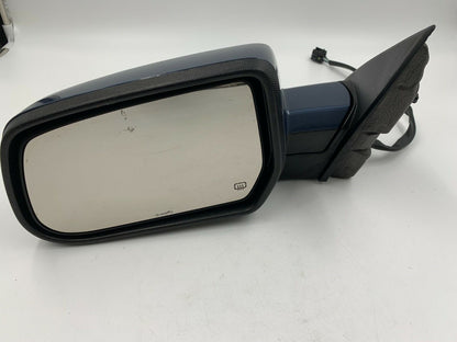 2010-2011 Chevrolet Equinox Driver Side Power Door Mirror Blue OEM B02B23071